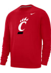 Main image for Nike Cincinnati Bearcats Mens Red Primary Logo Long Sleeve Crew Sweatshirt