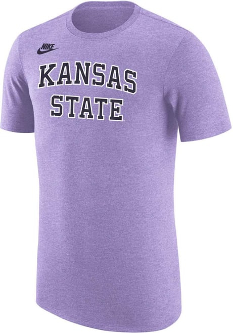 K-State Wildcats Lavender Nike Triblend Short Sleeve Fashion T Shirt