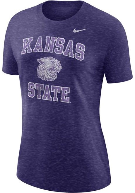 K-State Wildcats Purple Nike Varsity Short Sleeve T-Shirt