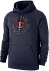 Main image for Mens Illinois Fighting Illini Navy Blue Nike Basketball Hooded Sweatshirt