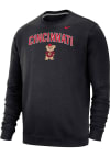 Main image for Nike Cincinnati Bearcats Mens Black Club Fleece Long Sleeve Crew Sweatshirt