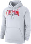 Main image for Nike Cincinnati Bearcats Mens White Club Fleece Long Sleeve Hoodie
