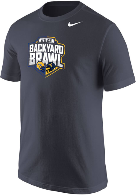 Pitt Panthers Charcoal Nike Backyard Brawl Official Logo Short Sleeve T Shirt