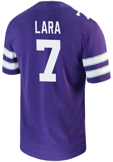 Adryan Lara Nike Mens Purple K-State Wildcats Game Name And Number Football Jersey