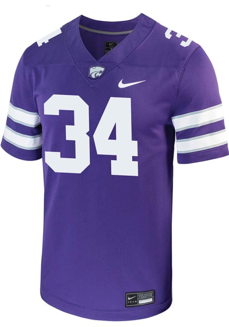 Ben Sinnott Nike Mens Purple K-State Wildcats Game Name And Number Football Jersey