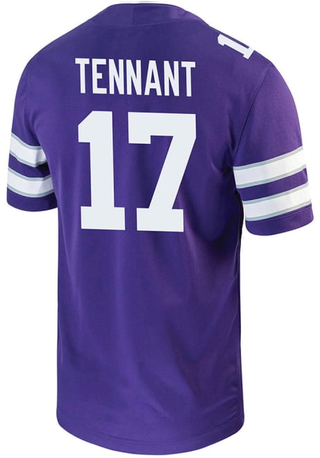 Chris Tennant Nike Mens Purple K-State Wildcats Game Name And Number Football Jersey