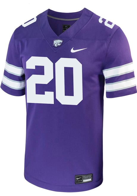 Colby McCalister Nike Mens Purple K-State Wildcats Game Name And Number Football Jersey
