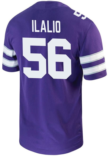 Damian Ilalio Nike Mens Purple K-State Wildcats Game Name And Number Football Jersey
