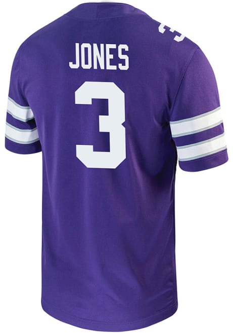 Darell Jones Nike Mens Purple K-State Wildcats Game Name And Number Football Jersey