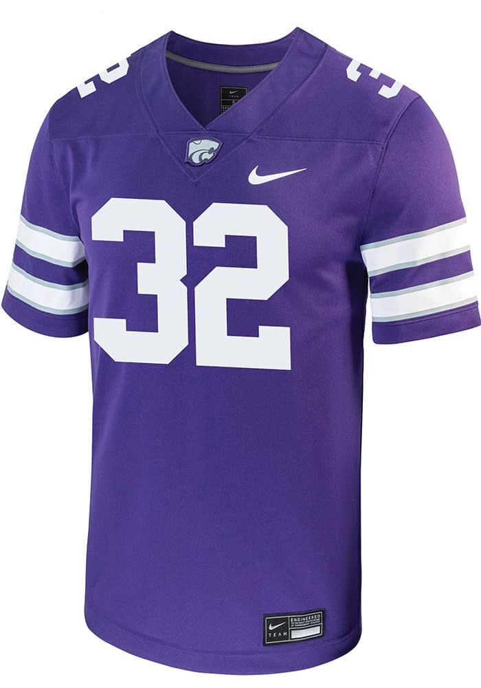 Desmond Purnell Nike Mens Purple K State Wildcats Game Name And Number Football Jersey