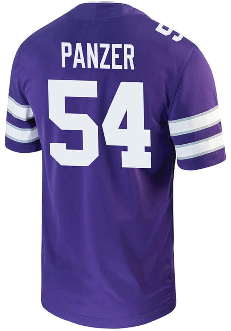 Hadley Panzer Nike Mens Purple K-State Wildcats Game Name And Number Football Jersey