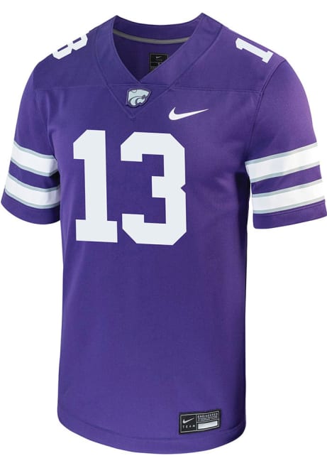 Joe Hall III Nike Mens Purple K-State Wildcats Game Name And Number Football Jersey