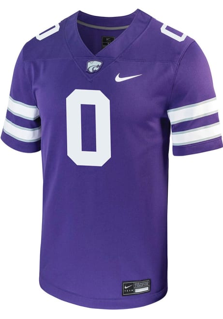 Jordan Wright Nike Mens Purple K-State Wildcats Game Name And Number Football Jersey