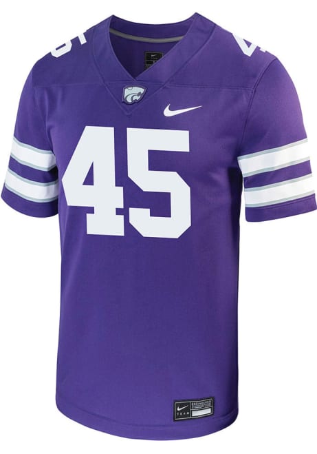 Mason Olguin Nike Mens Purple K-State Wildcats Game Name And Number Football Jersey