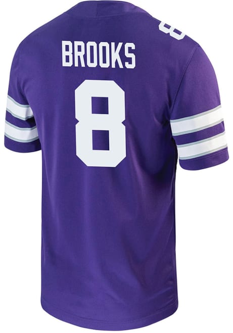 Phillip Brooks Nike Mens Purple K-State Wildcats Game Name And Number Football Jersey