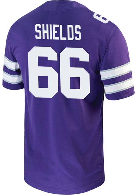 Sam Shields Nike Mens Purple K-State Wildcats Game Name And Number Football Jersey