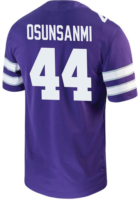 Tobi Osunsanmi Nike Mens Purple K-State Wildcats Game Name And Number Football Jersey