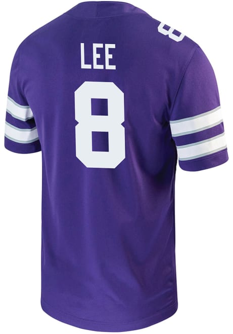 William Lee Nike Mens Purple K-State Wildcats Game Name And Number Football Jersey