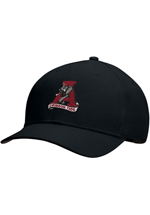 Nike Alabama Crimson Tide BLACK L91 Custom Tech Adjustable Hat