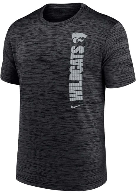 K-State Wildcats Black Nike Team Issue Velocity Short Sleeve T Shirt