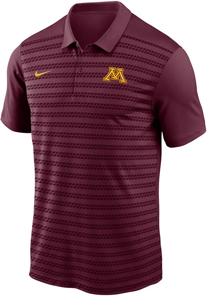 maroon dri fit polo