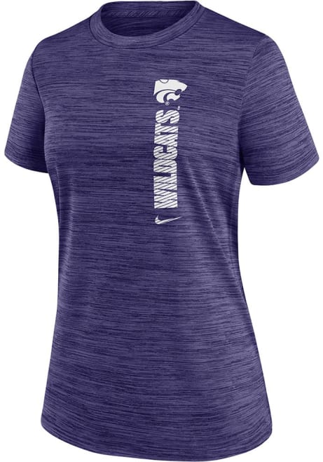 Womens K-State Wildcats Purple Nike Velocity T-Shirt