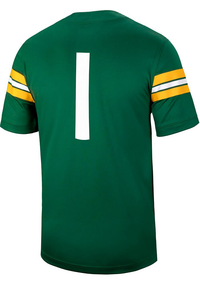 Nike Mens GREEN Baylor Bears Game Replica Jersey - 19867836