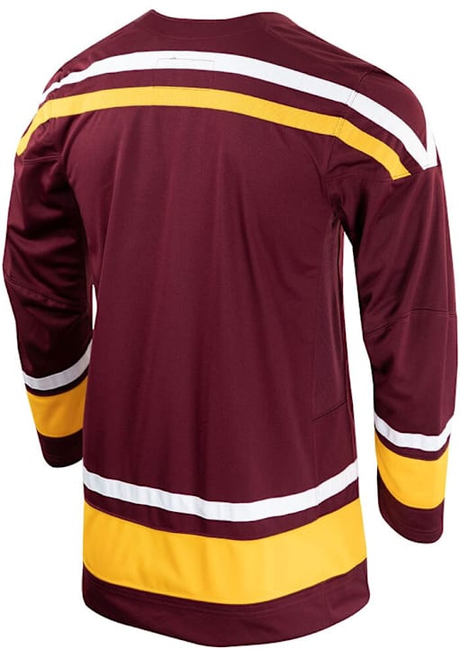 Nike  Minnesota Golden Gophers Mens Maroon Replica Hockey Hockey Jersey