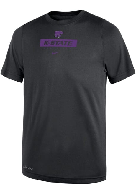 Toddler K-State Wildcats Black Nike Team Issue 24 Short Sleeve T-Shirt