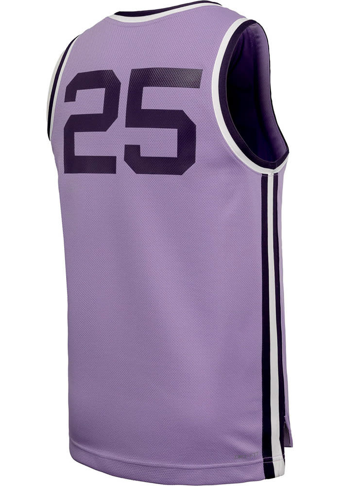 Nike Mens LAVENDER K-State Wildcats Replica Basketball Jersey