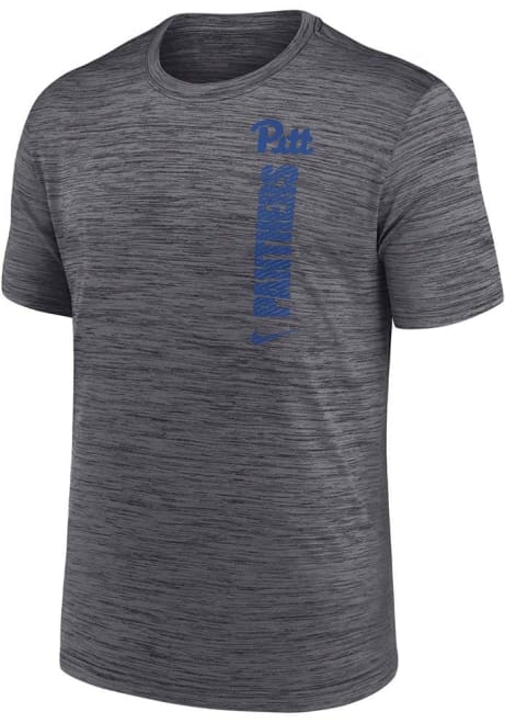 Youth Pitt Panthers Grey Nike Velocity 24 Short Sleeve T-Shirt