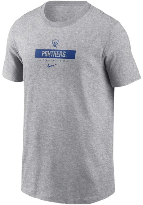 Toddler Pitt Panthers Grey Nike Team Issue 24 Short Sleeve T-Shirt