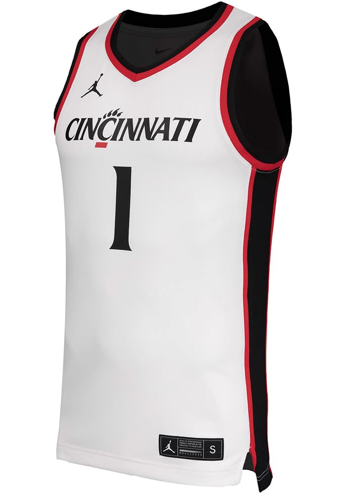 Nike Mens White Cincinnati Bearcats Replica Design