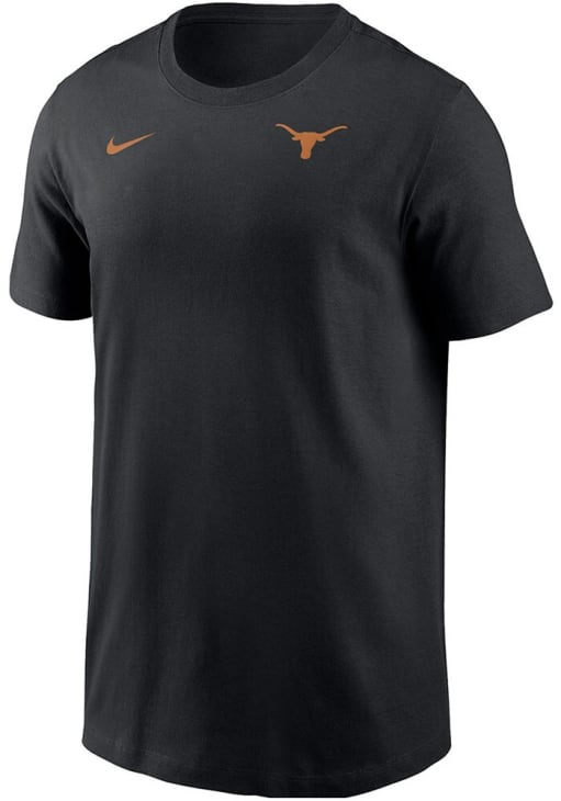 Nike Texas Longhorns Youth Black Small Logo Short Sleeve T-Shirt