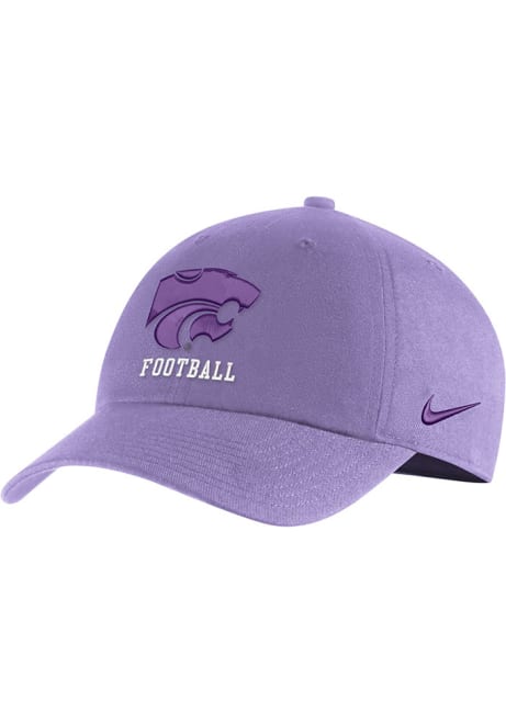 Nike Lavender K-State Wildcats Football Adjustable Hat