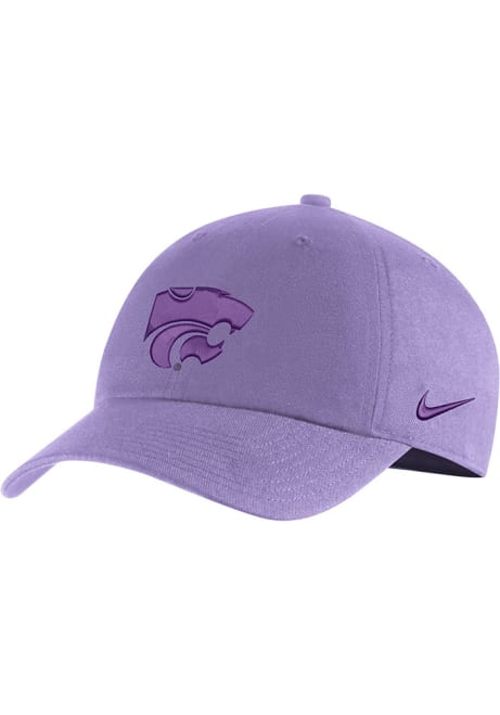 Nike Lavender K-State Wildcats Power Cat Campus Cap Adjustable Hat