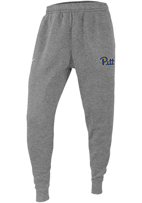 Mens Pitt Panthers Grey Nike Club Fleece Sweatpants