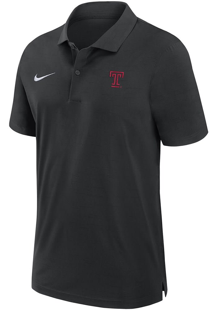 Nike Temple Owls Mens Sideline DriFIT Gameday Woven BLACK