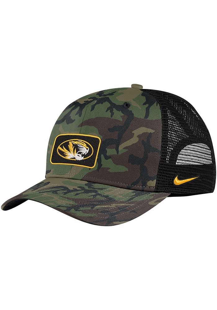 nike camo trucker hat