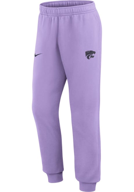 Mens K-State Wildcats Lavender Nike Club Fleece Powercat Sweatpants