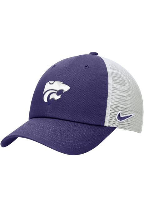 Nike Purple K-State Wildcats Club Unstructured Meshback Adjustable Hat