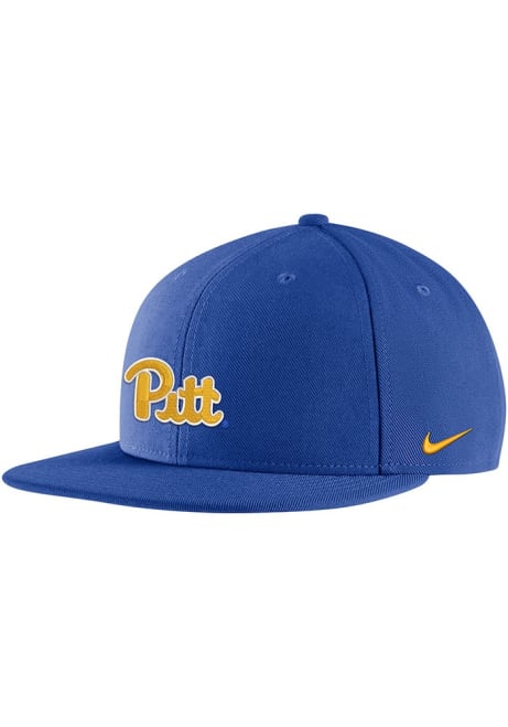 Nike Blue Pitt Panthers Nike Pro Flatbill Adjustable Hat