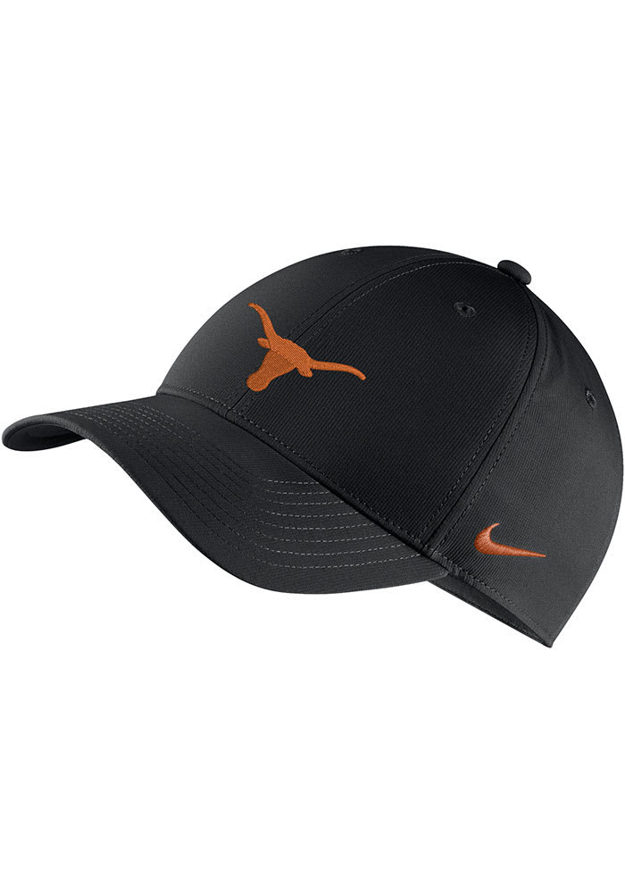 Nike Texas Longhorns BLACK Dry L91 Adjustable Hat - 19869686