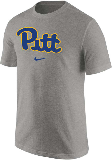 Pitt Panthers Black Nike Core Cotton Short Sleeve T Shirt