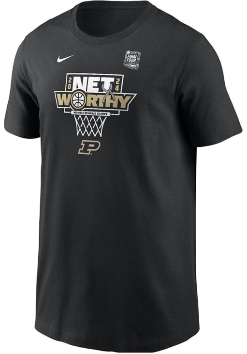 Nike Purdue Boilermakers Youth Black 2024 Final Four Locker Room Short ...