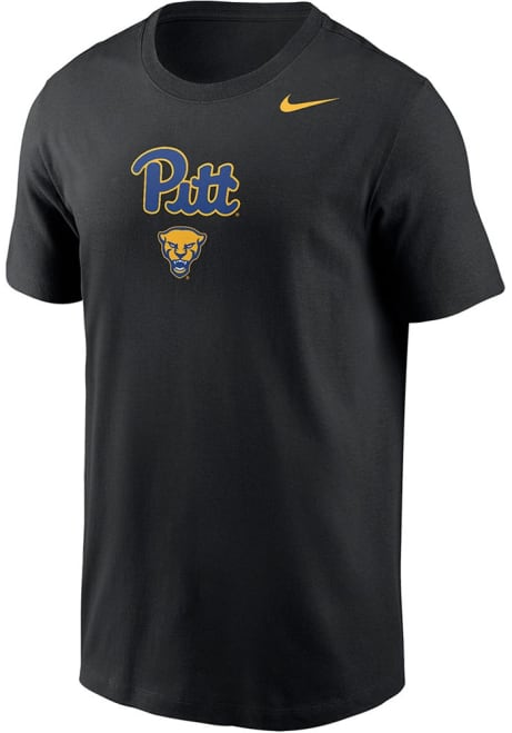 Pitt Panthers Black Nike Legend Team Name Drop Short Sleeve T Shirt