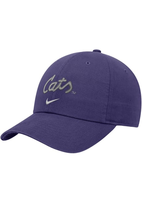 Nike Purple K-State Wildcats Club Cap Unstructured Adjustable Hat