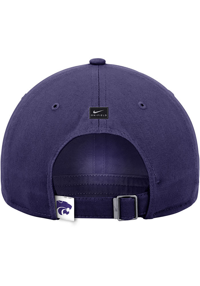 Nike PURPLE K-State Wildcats Club Cap Unstructured Adjustable Hat