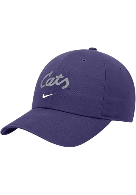 K-State Wildcats Nike Yth Club Cap Youth Adjustable Hat - Purple