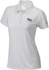 Main image for Womens Pitt Panthers White Columbia Heat Seal Birdie Short Sleeve Polo Shirt